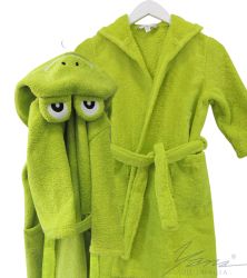 Detský župan Micro bavlna KERMIT