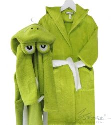 Bademantel für Kinder Kermit