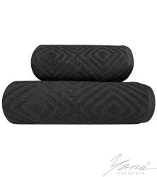 Towel ROMBUS black