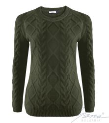 Dámsky sveter bije zelená