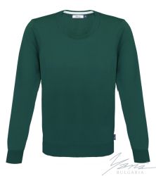 Herrenpullover, Rundausschnitt, dukelblau