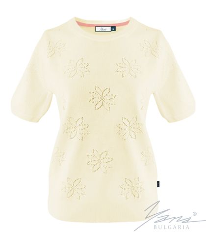 Dámsky sveter bije ecru