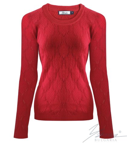 Dámsky sveter bije červená