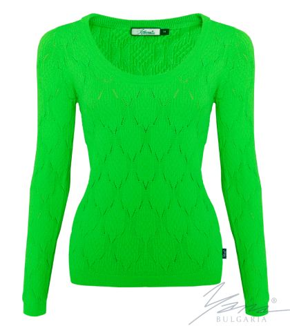 Dámsky sveter bije zelená