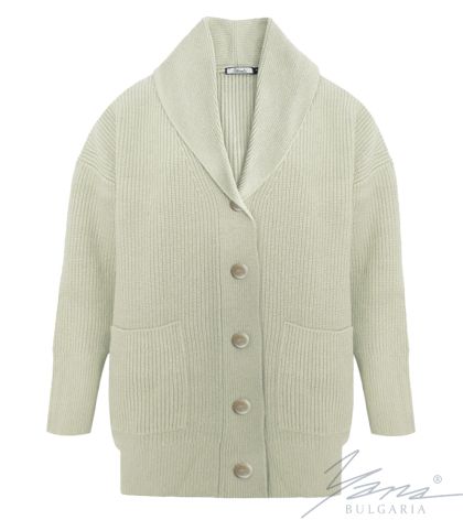 Damenpullover mit hohem Rollkragen ecru