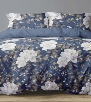 Dámsky dvojfarebný vykladaný sveter s "O" výstrihom zelenej farby