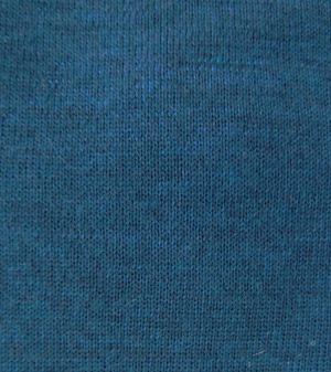 Dámsky vlnený sveter s vysokým golierom, petrolejovo modrá