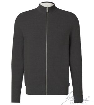 Pánsky tenký vlnený kardigan na zipssivá