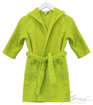 Халат детский из микрохлопка Кермит