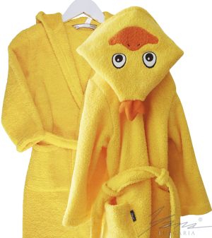 Bademantel für Kinder Ente