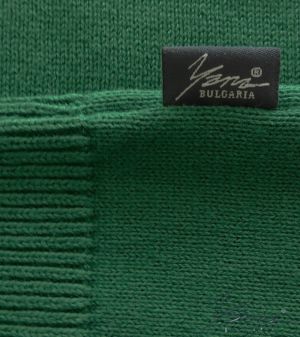 Pánska polokošeľa s krátkym rukávom s golierom, zelená