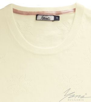 Dámsky sveter bije ecru