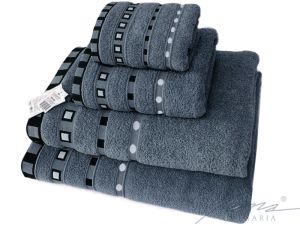 Handtuch aus Mikro-Baumw. MISHEL grau
