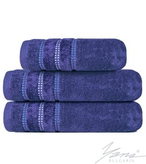 Badetuch velour B 461 dukelblau