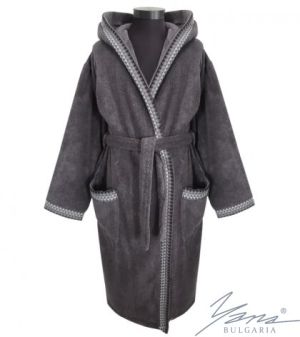 Teens' bathrobe F296 grey