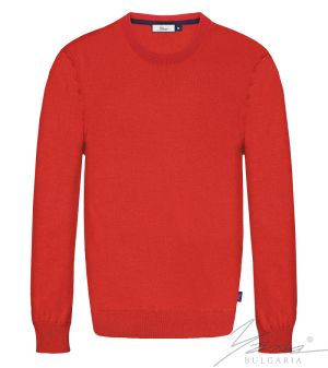 Джемпер мужской с длинным рукавом, красньй