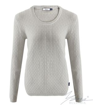 Dámsky sveter bijúci sv. sivá