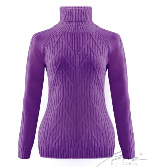 Свитер женский сиреневый